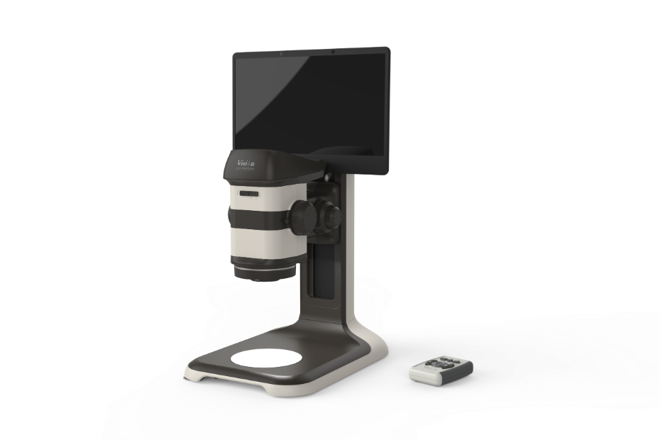 Visore ODV rotante a 360°: ispezione angolata su microscopi Vision Engineering
